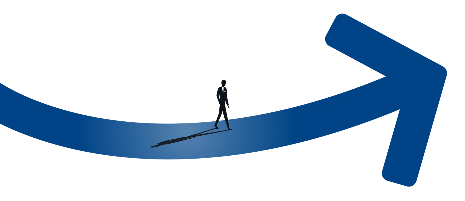 Upward arrow representing financial growth